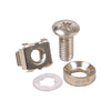 Sound Town STCN-M6X50 M6 Rack Screws, Washers and Cage Nuts, 50 Sets, for Rack Cases, Server Mounting, Enclosures