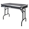 Sound Town STDJT-36W Folding DJ Workstation Table, Plywood, 36-inch x 21-inch, turntable desk