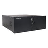 Sound Town STDVR-218 Heavy Duty DVR Security Lockbox with Cooling Fan, Black, 21"W x 24"D x 5"H - right side