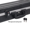 Sound Town STEC-500 Lightweight ABS Road Case for Electric Guitar with TSA Approved Locking Latch and EPS Foam Plush Interior with 2 keys