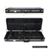 Sound Town STEC-500 Lightweight ABS Road Case for Electric Guitar with TSA Approved Locking Latch and EPS Foam Plush Interior - Size and Dimensions