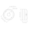 Sound Town STHF-5103-R 1.4" Titanium Compression Driver, 120W, Pro Audio Speaker Horn Replacement Tweeter, Refurbished - Size, Dimensions, Mounting Information, Recommended Enclosure Volume