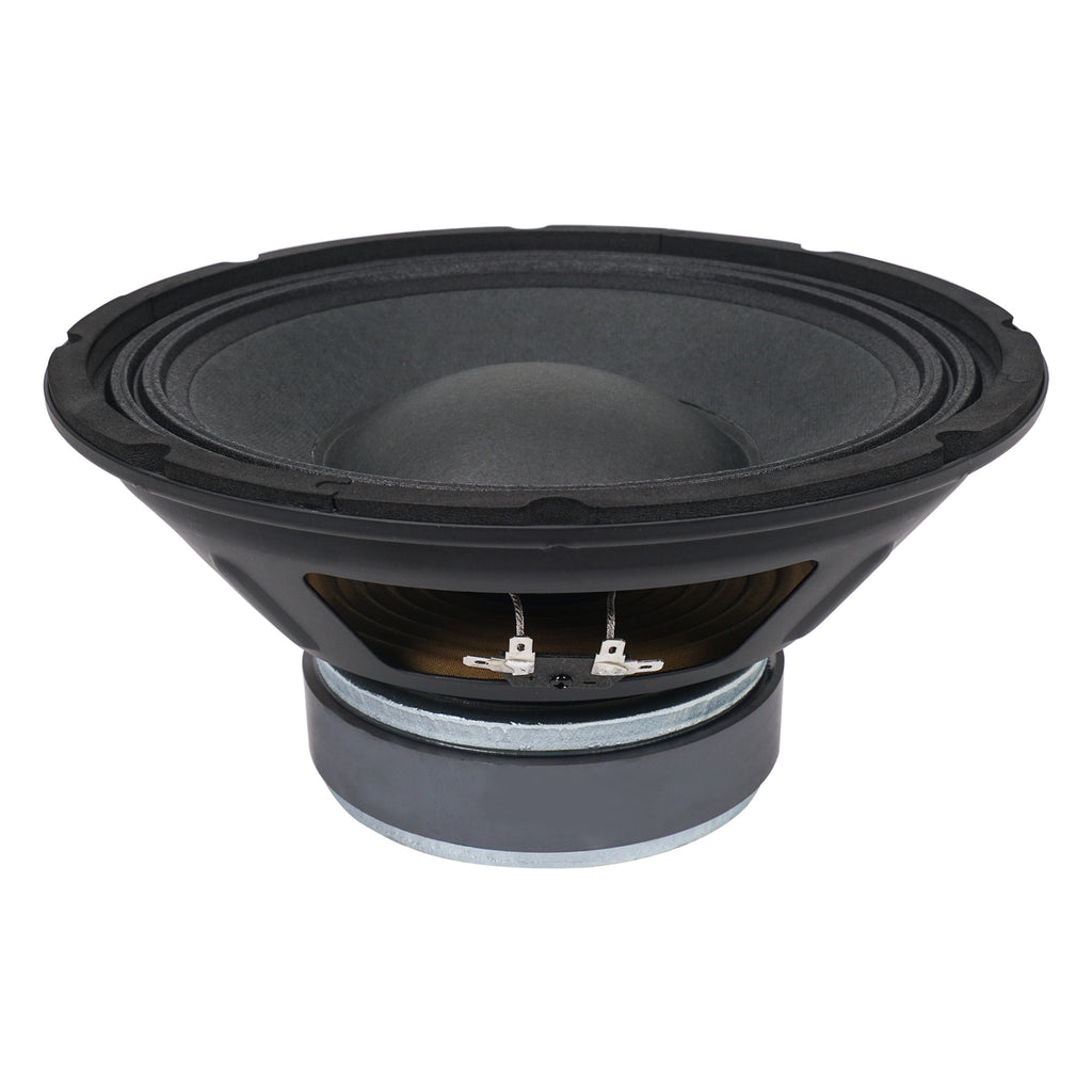 Sound Town STLF-10VS 10" 200W Steel Frame Raw Woofer (Low Frequency Driver) w/ 2" Voice Coil, Replacement Woofer for PA/DJ Speaker, Subwoofer Cabinets - side view