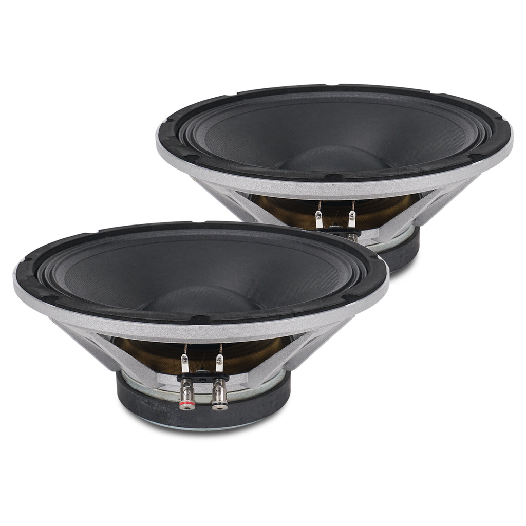 Sound Town STLF-12GA-PAIR 12" 300W Cast Aluminum Frame Woofer w/ 3" Voice Coil, Replacement for PA/DJ Speaker, Bass Guitar Cabinets - Pair