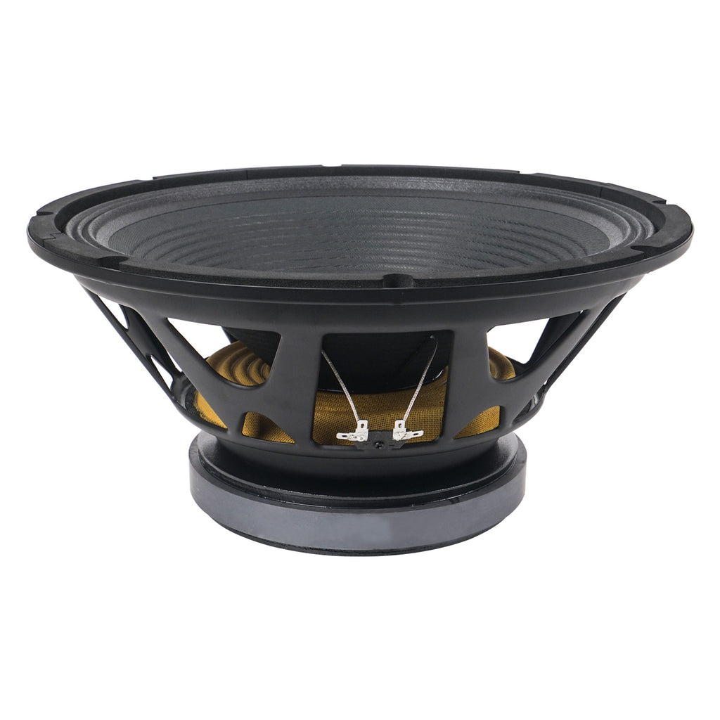 Sound Town STLF-1504-4 15" 450W Raw Woofer Speaker with 4" Voice Coil, 100 oz Magnet, Replacement Woofer for PA/DJ Subwoofer, 4-ohm - Steel Basket Material