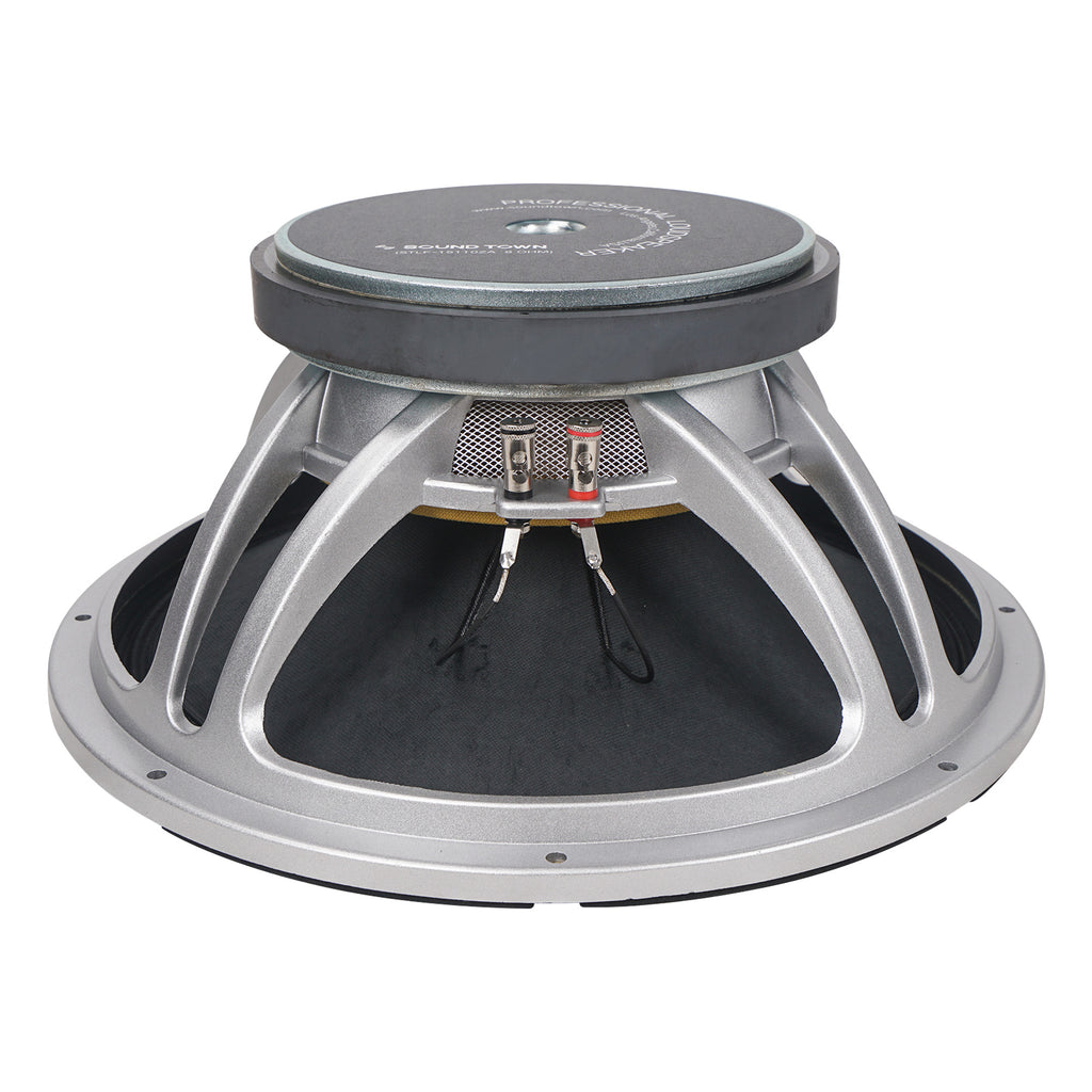 Sound Town STLF-15110ZA 15" 500W Cast Aluminum Frame Woofer (Low Frequency Driver), Replacement for PA/DJ Subwoofer Cabinets - 8-Ohm