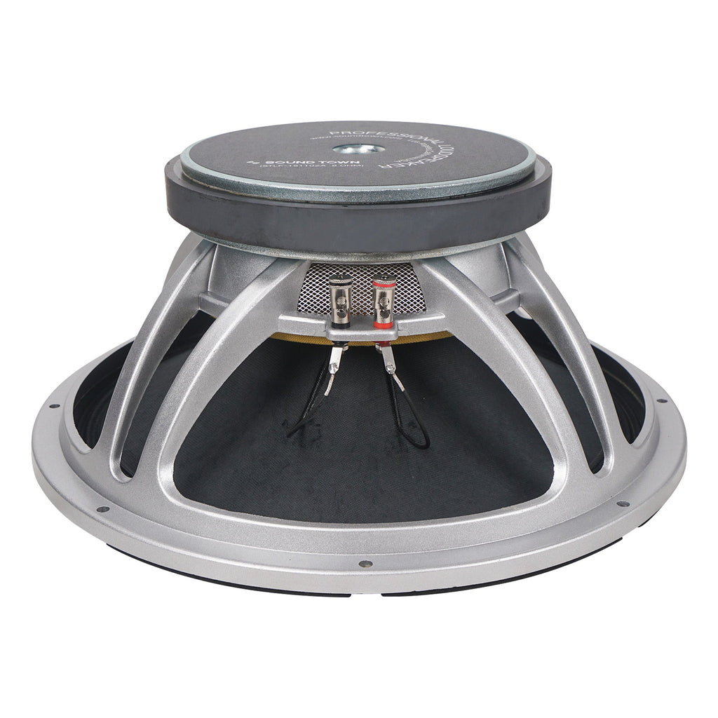 Sound Town STLF-15110ZA-R 15" 500W Cast Aluminum Frame Woofer (Low Frequency Driver), Replacement for PA/DJ Subwoofer Cabinets, Refurbished - 8-Ohm
