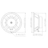 Sound Town STLF-15GA 15" 300W Cast Aluminum Frame Woofer w/ 3" Voice Coil, Replacement Woofer for PA/DJ Speaker, Bass Guitar Cabinets - Mounting Information