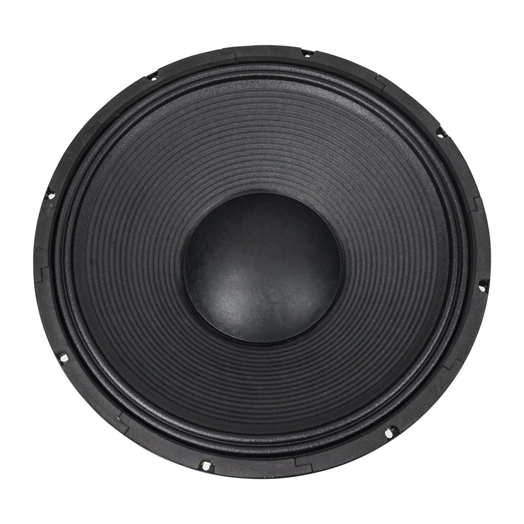 Sound Town STLF-1804-4 18" 450W Raw Woofer Speaker with 4" Voice Coil, 100 oz Magnet, Replacement for PA/DJ Subwoofer, 4-ohm - Front