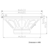 Sound Town STLF-1890-R | REFURBISHED: 18" Raw Woofer Speaker, 400 Watts Pro Audio PA DJ Replacement Subwoofer Low Frequency Driver - Size Dimensions