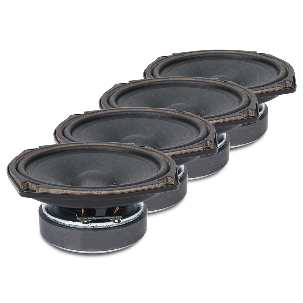 Sound Town STLF-C4-4PACK 5" Full Range Drivers, Replacement for PA DJ Speakers, Line Array and Column Array - 4-pack