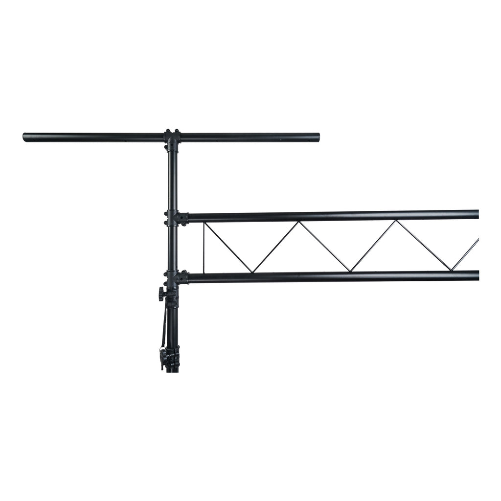 Sound Town STLS-001 Lighting Stand with Truss, Portable Lighting Truss System with T-Bars - Closeup 1