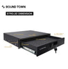Sound Town STMR-12TD2 STRD-2D 19" 2U Locking Rack Mount Sliding Drawer, with Customizable Pick & Pluck Protection Foam