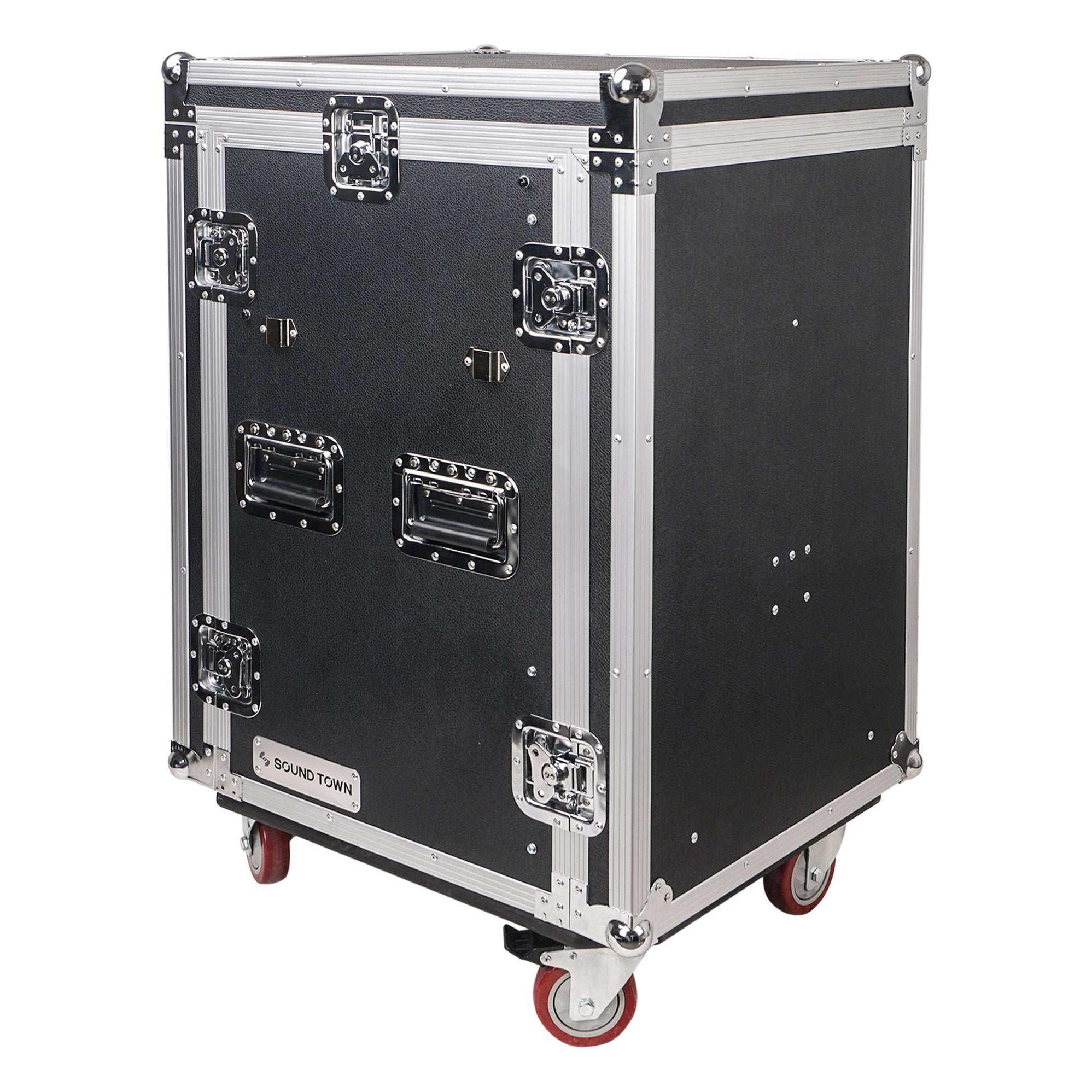 STMR-16UWT2 | 16U Rack Case w/ 11U Top, Two DJ Work Tables, Mixer Top ...