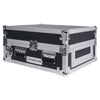 Sound Town STMR-2ULT-R 2U (2 Space) PA/DJ Glide Style Road/Rack ATA Case with 11U Slant Mixer Top, 20.7" Rackable Depth and Laptop Platform, Refurbished - with Lid