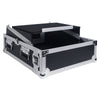 Sound Town STMR-2ULT-R 2U (2 Space) PA/DJ Glide Style Road/Rack ATA Case with 11U Slant Mixer Top, 20.7" Rackable Depth and Laptop Platform, Refurbished - without Lid