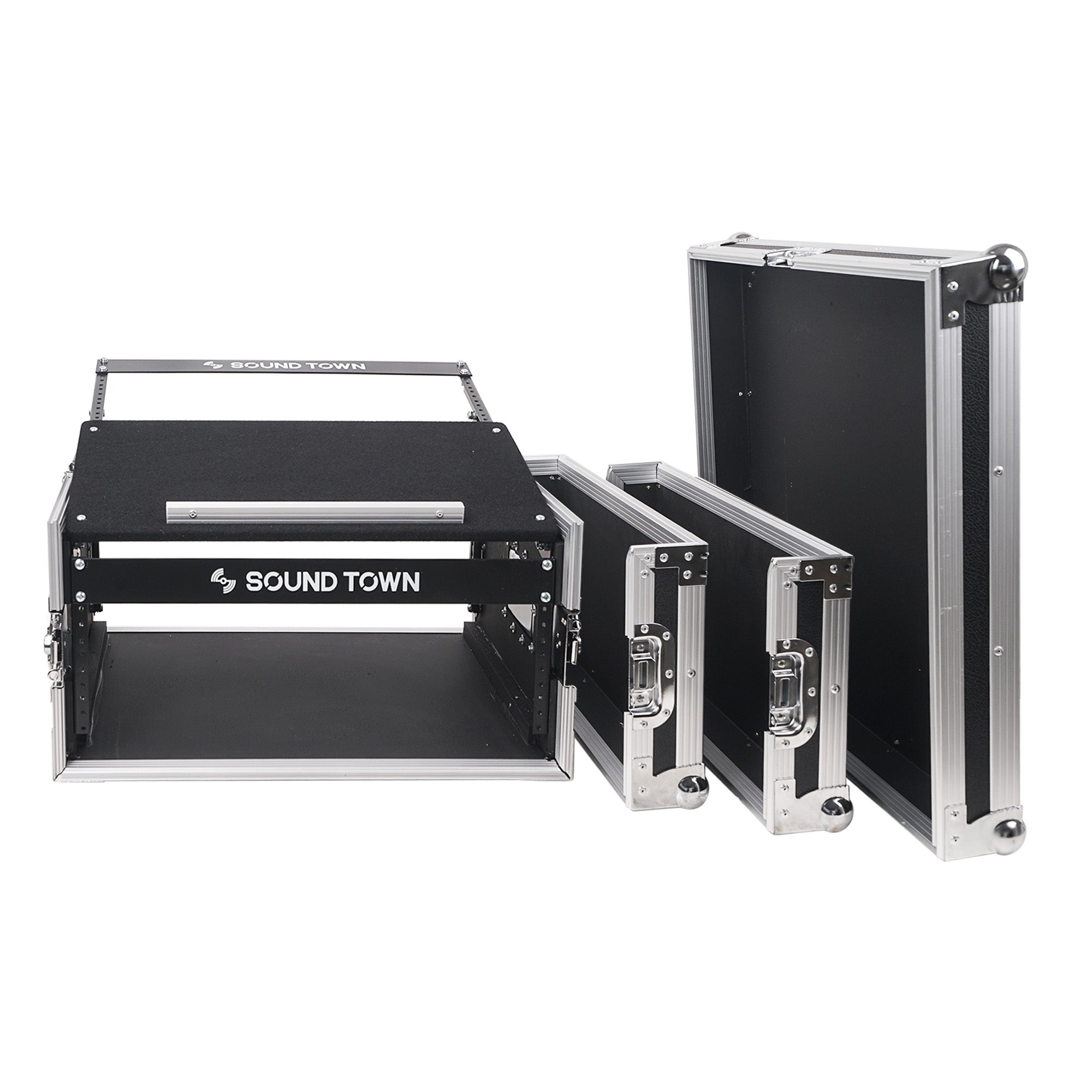 STMR-4U | 4U (4 Space) PA/DJ Road/Rack ATA Case with Slant