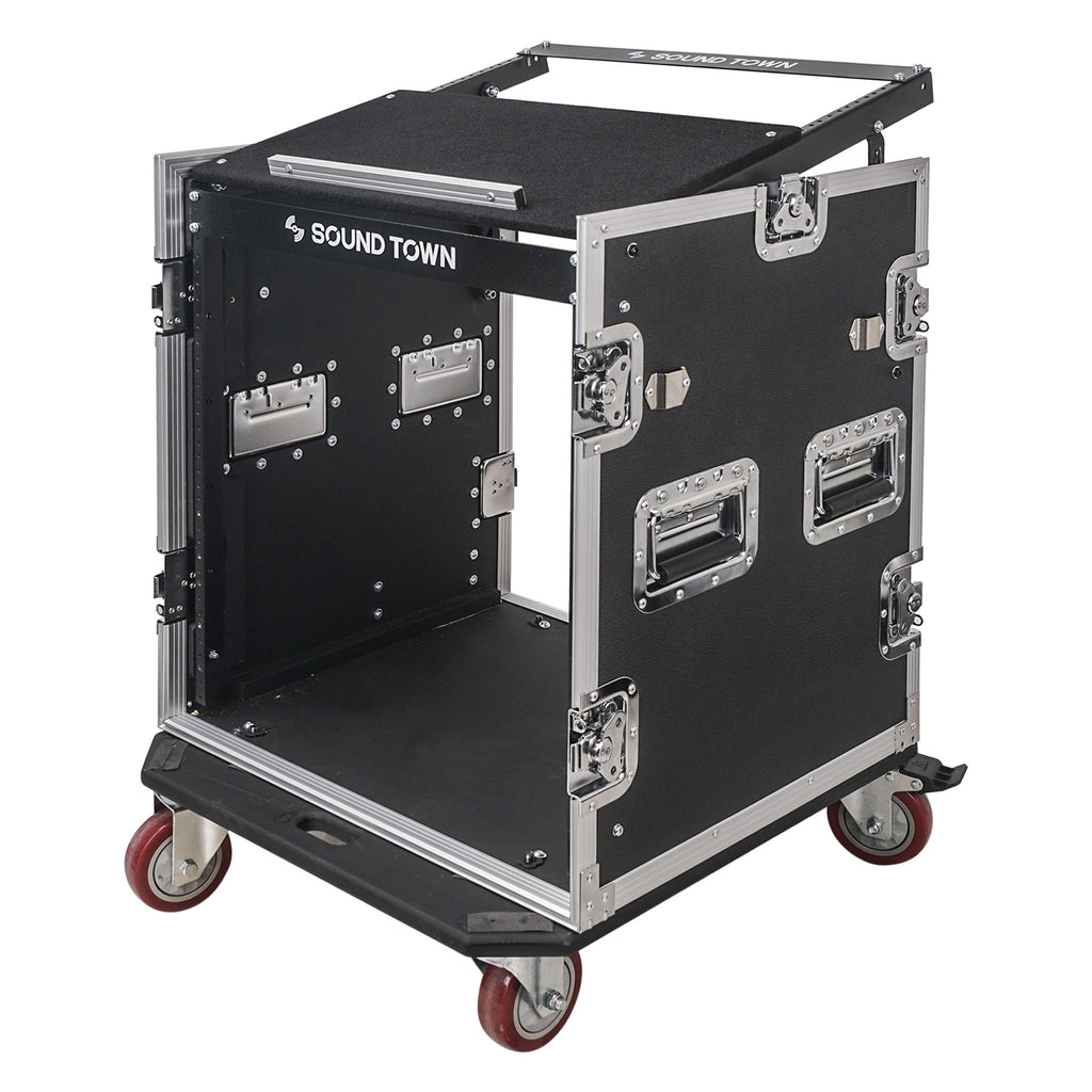 STMR-S12UWT | 12U PA DJ Rack Road ATA Case, Work Table