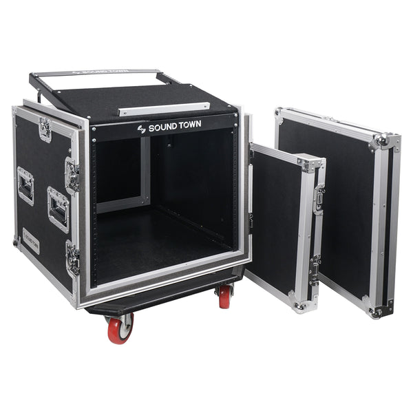 STMR-SP10UW | Shock Mount 10U (10 Space) PA/DJ Rack/Road ATA Case with 20