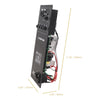 Sound Town STPA-160D Class-D Plate Amplifier for PA DJ Speaker Cabinets, Loudspeakers, 150W RMS, w/EQ - Size & Dimensions