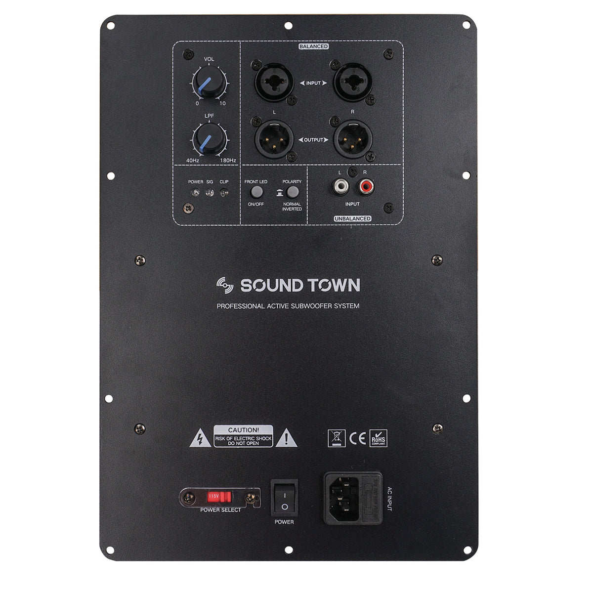 Sub sales plate amplifier