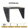 Sound Town STPPRK-6U 6U Wall/Under-Desk Mount Patch Panel Bracket, for 19" PA/AV/IT/Computer Equipment - Size, Dimensions, Included in the Box, Package Contents, Screw Sizes, Accessories, Parts