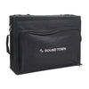 Sound Town STRB-316B-R Portable 3U Rack Bag, Soft Rack Case with 14" Rackable Depth, Plywood Rack Frame, Shoulder Strap, Accessory Pocket for Travel, Refurbished