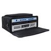 Sound Town STRB-416B-r Portable 4U Soft Rackmount Bag Case with 14" Rackable Depth, Plywood Frame, Shoulder Strap, Accessory Pocket for Line Switcher, Crossover, Power Amplifier, Microphone Systems, Refurbished - Lightweight, Compact