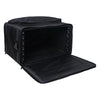 Sound Town STRB-616B-R Portable 6U Soft Rack Bag Case w/ 14" Rackable Depth, Plywood Frame, Padded Nylon, Shoulder Strap, Accessory Pocket, Compact, Lightweight, Refurbished
