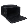 Sound Town STRB-616B Portable 6U Soft Rack Bag Case w/ 14" Rackable Depth, Plywood Frame, Padded Nylon, Shoulder Strap, Accessory Pocket, Compact, Lightweight