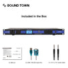 Sound Town STRC-12PSA28-Rack-Mountable AC Power Sequencer w/ 10 Outlets, Aluminum Panel, Surge Protection, for Stage, Studio, Home Theater - Included in the box, package contents
