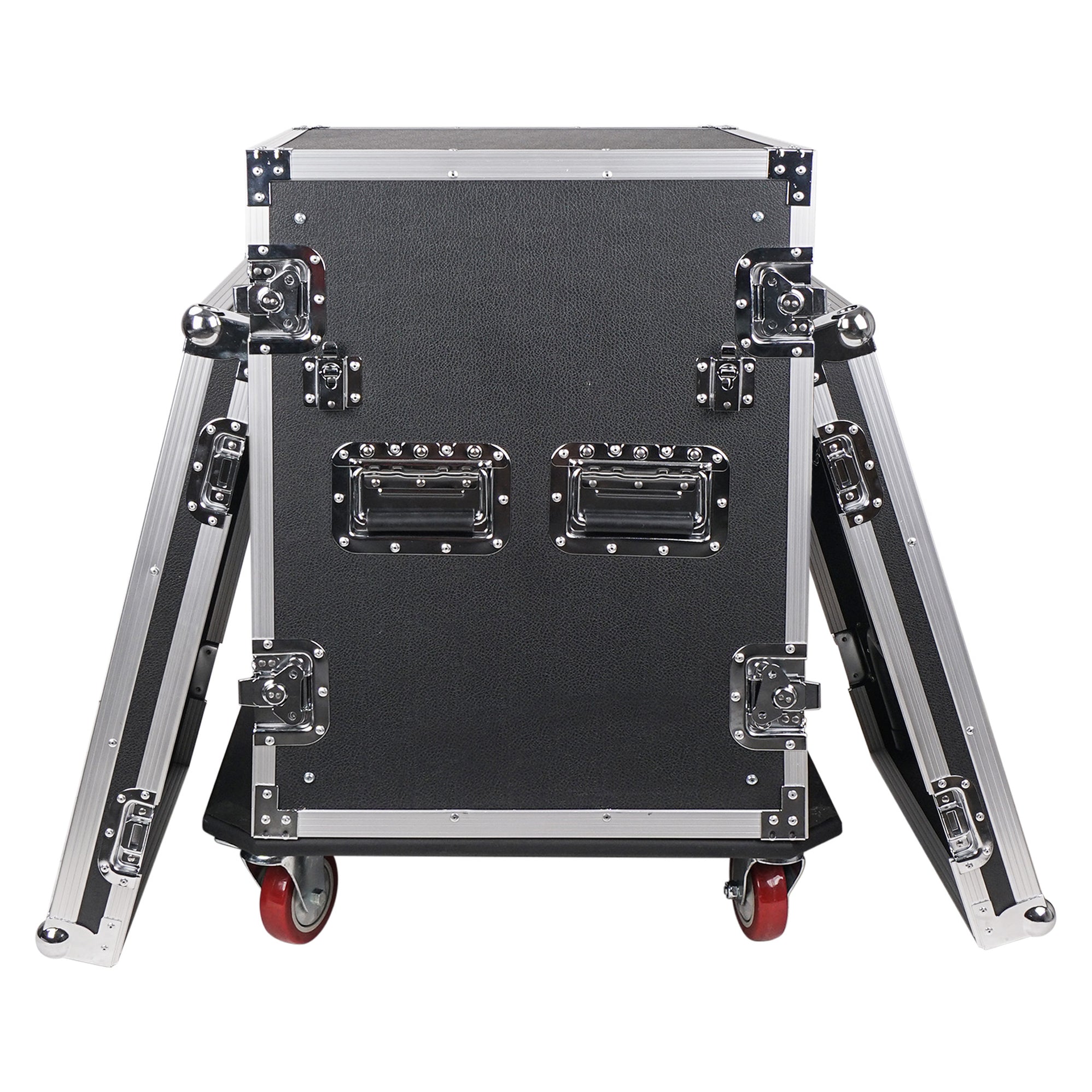 Pa System Rack Case STRC-14UWT | 14U Space PA Rack/Road/Flight Case w/ DJ Work Table ...