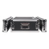 Sound Town STRC-4U 4U Space PA/DJ Rack/Road Case w/ 17" Depth, Plywood, Metal Ball Corners, Pro Tour Grade Flight Case - ATA