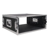 Sound Town STRC-4U 4U Space PA/DJ Rack/Road Case w/ 17" Depth, Plywood, Metal Ball Corners, Pro Tour Grade Flight Case