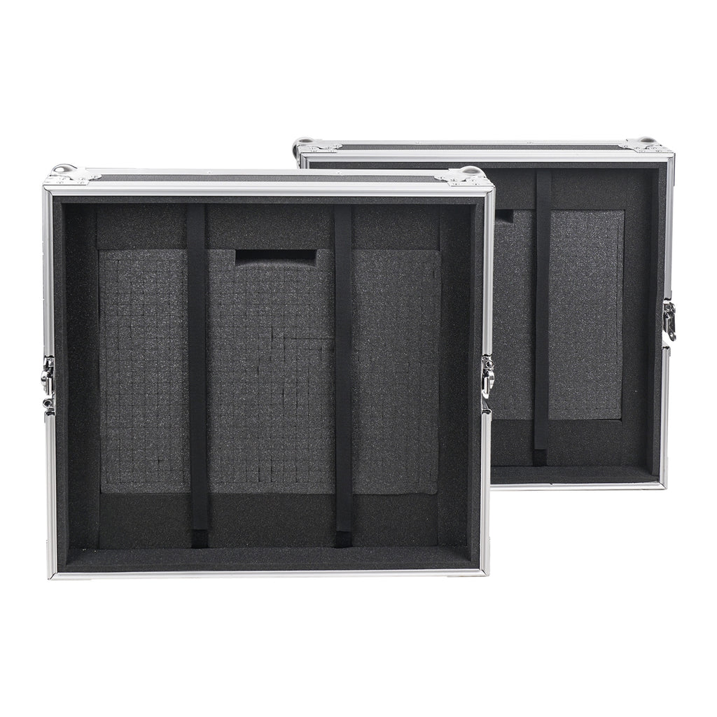 Sound Town STRC-8U2DR 8U Rack Case with 2U Rack Drawer, Casters, for 19" Amps, Mixers, Microphone Receivers - Protection Foam