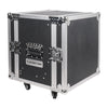 Sound Town STRC-8U2DR 8U Rack Case with 2U Rack Drawer, Casters, for 19" Amps, Mixers, Microphone Receivers - Transportable, easy to transport