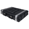 Sound Town STRC-A2U-R Lightweight and Compact 2U (2 Space) PA DJ ABS Rack/Road Case, 19” Depth and Heavy-Duty Latches 5, Refurbished