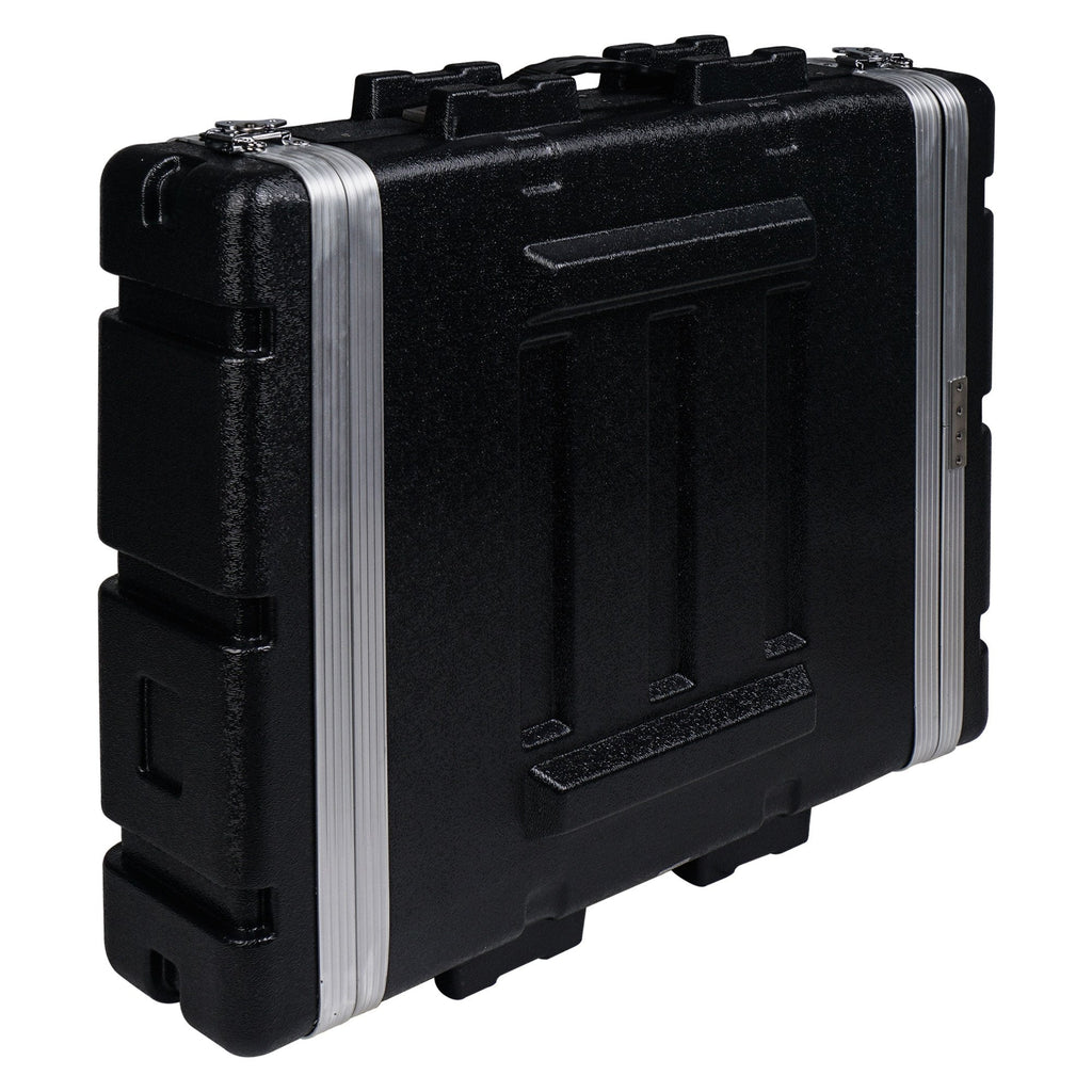 Sound Town STRC-A2U-R Lightweight and Compact 2U (2 Space) PA DJ ABS Rack/Road Case, 19” Depth and Heavy-Duty Latches 2, Refurbished