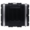 Sound Town STRC-A2U-R Lightweight and Compact 2U (2 Space) PA DJ ABS Rack/Road Case, 19” Depth and Heavy-Duty Latches 3, Refurbished