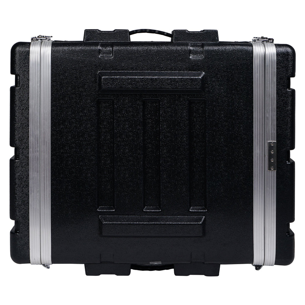 Sound Town STRC-A2U-R Lightweight and Compact 2U (2 Space) PA DJ ABS Rack/Road Case, 19” Depth and Heavy-Duty Latches 3, Refurbished