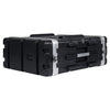 Sound Town STRC-A4U-R Lightweight and Compact 4U (4 Space) PA DJ ABS Rack/Road Case, 19” Depth and Heavy-Duty Latches 1, Refurbished