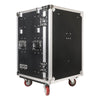 Sound Town STRC-PROWT5D 5-Drawer Customizable Stage and Studio Utility Equipment Workstation Storage Road Case with Table - Pro Tour Grade, Transportable