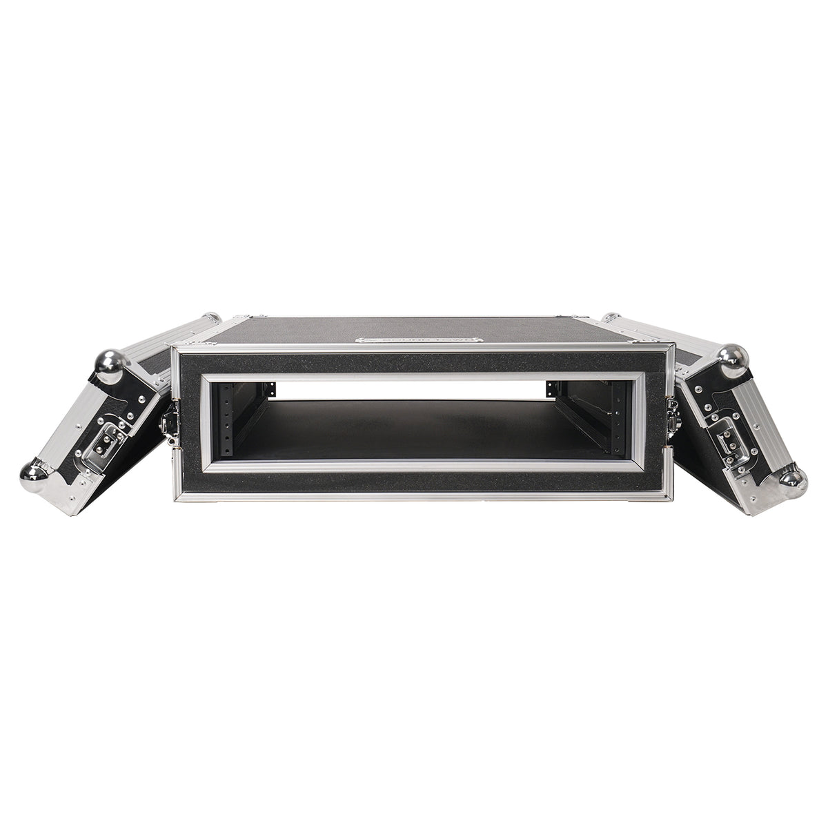 Sound Town STRC-2U 2-Space Rack Case – 16" Depth Plywood – For PA/DJ Gear