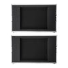 Sound Town STRC-SP6U-R Shock Mount 6U ATA Plywood Rack Case with 17" Rackable Depth, 6-Space Size, Pro Tour Grade, Refurbished - Removable Front & Back Covers, Foam Protection