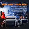 Sound Town STRC-SP6U Shock Mount 6U ATA Plywood Rack Case with 17" Rackable Depth, 6-Space Size, Pro Tour Grade - Live Events & Concerts