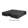 Sound Town STRD-4D 19" 4U Locking Rack Mount Sliding Drawer, with Protection Foam - Pre-Scored