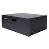 Sound Town STRD-4D 19" 4U Locking Rack Mount Sliding Drawer, with Protection Foam - Steel, Security Box
