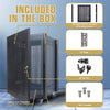 Sound Town STRK-DS21U Vented Server Rack Doors, for STRK-M21U Steel Rack - Included in the Box, Package Contents