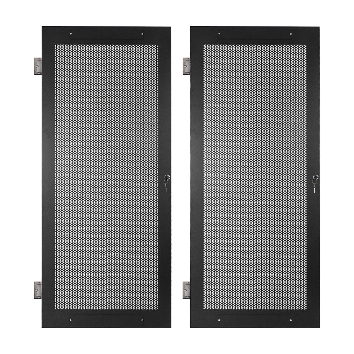 STRK-DS30U | Vented Mesh Server Rack Doors, for STRK-M30U Steel