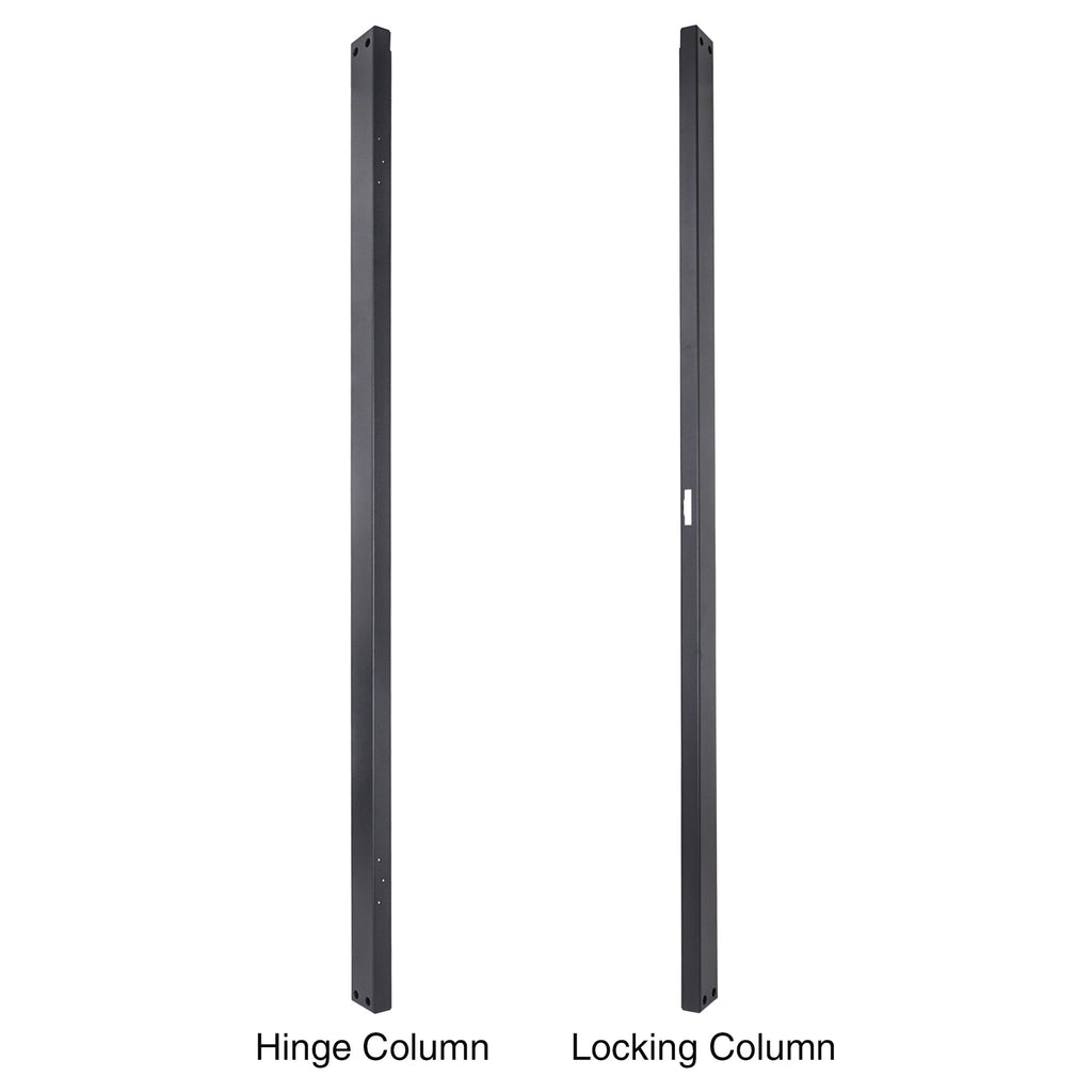 Sound Town STRK-DS30U Vented Server Rack Doors, for STRK-M30U Steel Rack - Hinge & Locking Columns